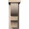 Ekena Millwork Ridgewood Smooth Corbel w/Backplate, Douglas Fir, 5 1/2"W x 14"D x 14"H COR06X14X14RID01SDF - alternate 2